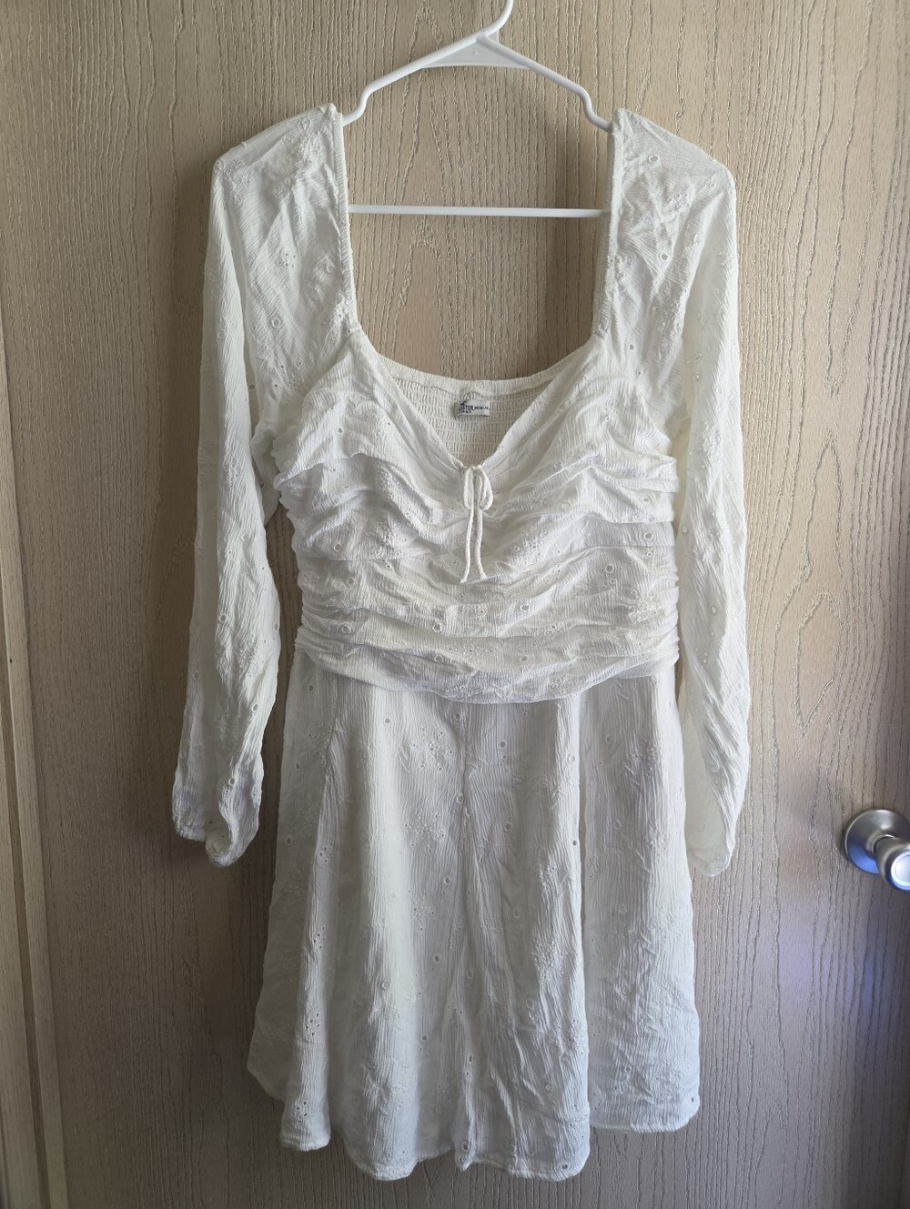 Hollister Whote Floral Romper Dress